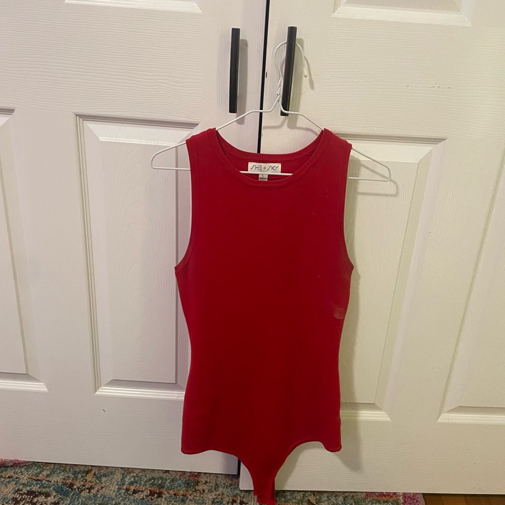 Red Bodysuit